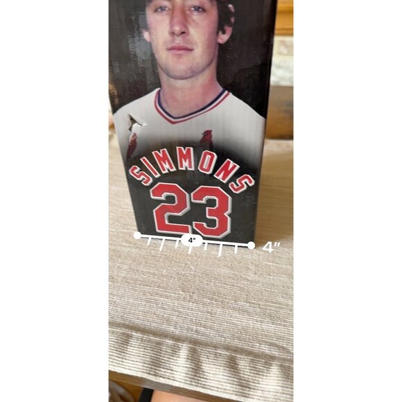 Ted Simmons 23 Bobblehead Figure In Box Dinner Diamond - Picture 12 of 15